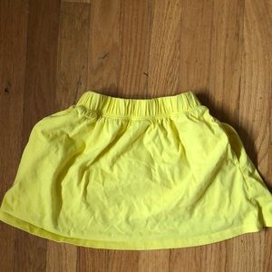 Yellow skirt from Primary. Like New. Size 6-7